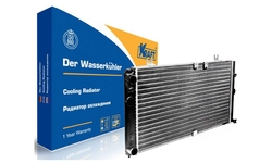 Радиатор охлаждения ВАЗ 1118, KRAFT