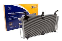 Радиатор кондиционера с ресивером ВАЗ 1117-19 Kalina 1.4-1.6, KRAFT